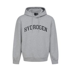 [하이드로겐] 유니 데일리 기모 후드 티셔츠 H31D4FH004_MG