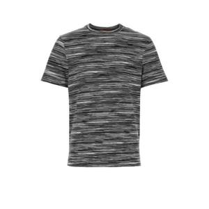 미쏘니 남성 그레이 코튼 자수 반팔 티셔츠 UC22SL01BJ0001 F901B