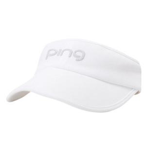 [핑]골프 여성 테잎 장식 썬바이저 121D3CP051-WH_BP