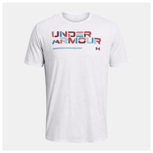 [언더아머]언더아머반팔티 RQD 1382829-100 남성 UA 컬러블록 워