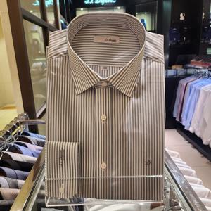 [듀퐁] 남성 슬림핏 스트라이프 긴팔 남방 와이셔츠 (SE5SM21LS321SGE)