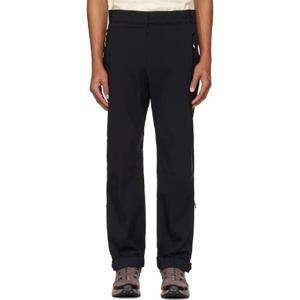 25 FW 몽클레어 남성 블랙 고어텍스 조깅 슬랙스 251826M191000