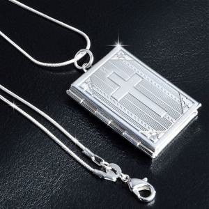 사진 액자 빈티지 실버 펜던트