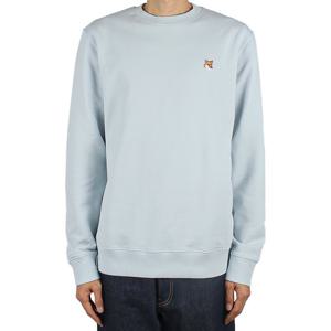 메종키츠네 25SS 남성 폭스헤드 레귤러 맨투맨 시러스블루 LM00301KM0001 0072