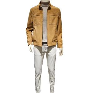 [바쏘]바쏘빈티지스웨이드소재 하프차이나카멜블루종점퍼(ZBS5AU25ACM-IS)