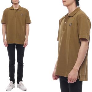 [메종키츠네] 24SS 남성 볼드 폭스헤드 패치 폴로 반팔티셔츠 (MM00210KJ7010 P358 24S)