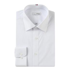 [듀퐁]25년 SS 신상 슬림핏 스트레치 솔리드 긴팔셔츠 -SE5SM21LS375SWH(화이트)