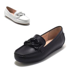 [세라] 구두 여성화 컴포트 쿠션  장식 로퍼 C24P400 블랙 아이보리 1.5CM