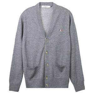 (명품) 메종키츠네 23FW 여성 트리컬러폭스 울가디건