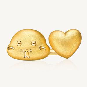 수앤진골드 큐트 뱀 돌반지 24K 순금 3.75g