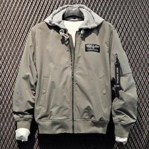 엠할리데이 HC03 와펜 패치 항공JP 남여공용 후드 탈부착  영문로고 봄 가을 점퍼 MP1JU023