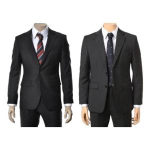 봄,여름,가을 3계절용 슬림핏 스판 블랙,다크그레이 정장 RRAISJ4143 GRDL