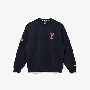 뉴에라 공용 MLB 보스턴 레드삭스 팀 로고 맨투맨 이브닝 블루 14536466