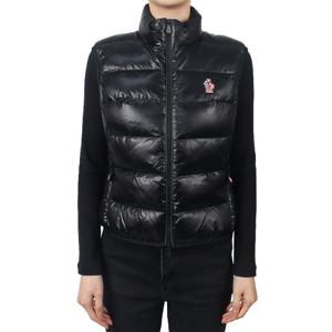 몽클레어 25SS 여성 로고 다운 패딩 조끼 블랙 8G00004 829H7 999