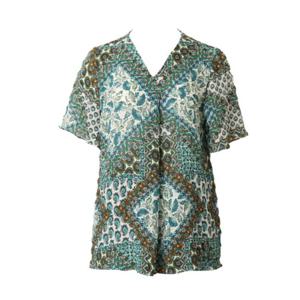 [와코루] (WPA877WS) 수입 폴리 요루나염 이지웨어 상의