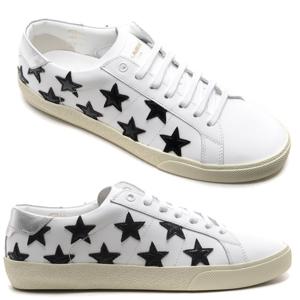 [생로랑] 18SS 남성 스타가죽패치 스니커즈 (421572_0MP20_9084_18S)