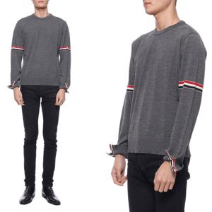 [톰브라운] 22FW 남성 RWB 암밴드 울 니트 (MKA412A_Y1014_035_22F)