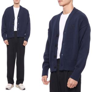 [아미] 23SS 남성 하트 로고 가디건 (UKC008 016 496 M 23S)