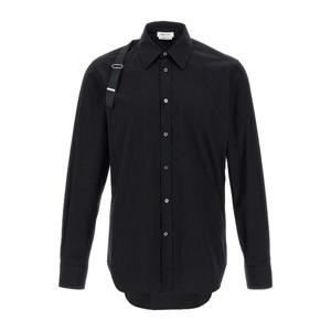 알렉산더맥퀸 코튼 포플린 하네스 디테일 셔츠 828170QNAAB 100