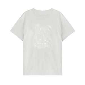 [메종마르지엘라] 넘버릭 로고 마코 반팔 티셔츠/아이보리/S51GC0521 S20079 102