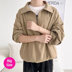 [리빌모아]남자 봄가을 빅사이즈 카라 아노락 바람막이 DJ2-JUA-