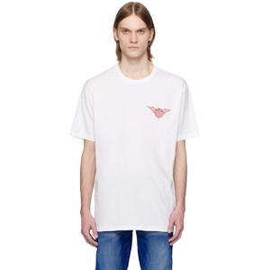 25 FW COUT DE LA LIBERTE 남성 화이트 프레디 배드 보이즈 티셔츠 251006M213007