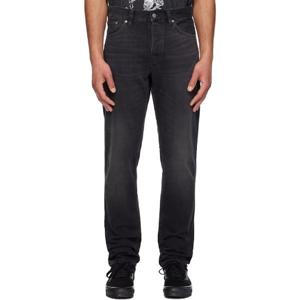 25 FW 누디진 남성 블랙 스테디 에디 II 데님 진 251078M186041