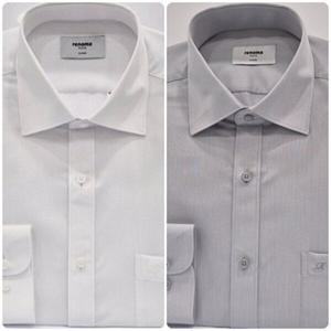 [레노마셔츠]일반핏/긴소매/피케 도비 정장 셔츠 ROFSGP928 GY,W