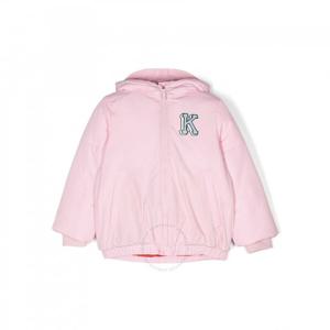 겐조 일러스트레이션-프린트 패딩 후드 자켓 K16099-456