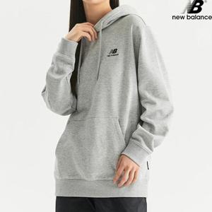 뉴발란스 NBN0D31013-MG 에센셜 후드티 세미오버핏 공용 긴팔티