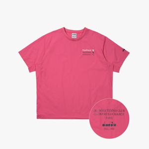 [디아도라] 컴피 라운드 반팔 피스테 PINK