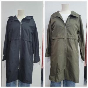 올리비아하슬러 DP01 후드 점퍼형 롱코트 OHDFCT101