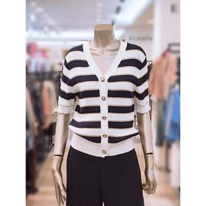 미니멈 세이브존03 V넥 단가라 니트가디건 MXBAKC4370