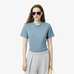 라코스테 공식 여성 엠보 로고 반팔 티셔츠 TF0355-55G HD9