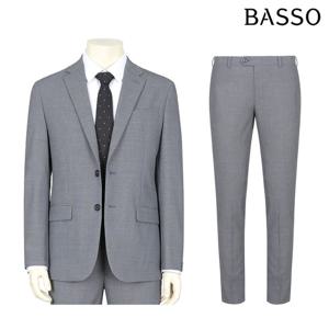 바쏘 울 블렌디드 뱀부 슬림핏 써커 정장 세트(BSX2JQ22ABSX2PQ22A)