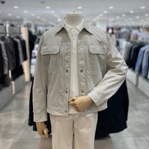 [지오지아]간절기 숏 트러커 바림막이 점퍼_ABF2JJ1101_BE_DG