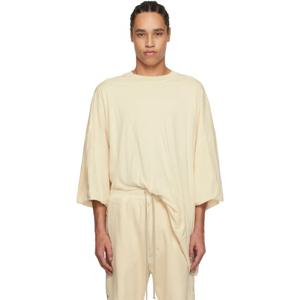 25 FW 릭오웬스 남성 오프 화이트 할리우드 토미 티셔츠 251126M213034