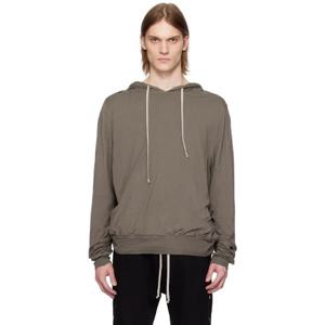 25 FW 릭오웬스 남성 그레이 할리우드 오버사이즈 후드티 251126M202016