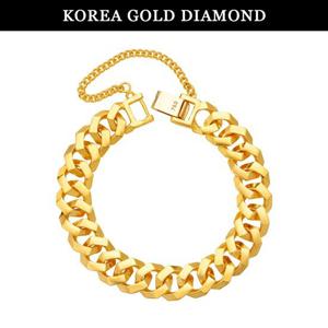 [한국금다이아몬드] 순금 팔찌 24K 남자 팔각 체인 금팔찌 112.5g