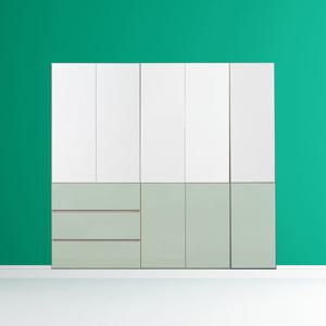 네오 알로 원터치 2000 옷장(이불옷장+2문반장+서랍옷장) NES616