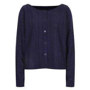 샵앤) 국산 여성 라운드넥 부클단추 봄 나그랑 니트 가디건 FRB-WCD-20405-네이비