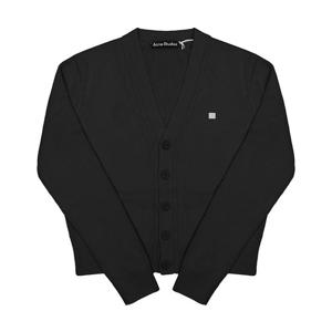 아크네스튜디오 C60104 BLACK 페이스 로고 패치 가디건