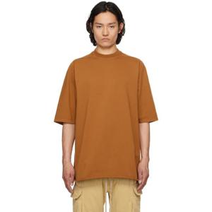 25 FW 릭오웬스 남성 오렌지 할리우드 점보 SS 티셔츠 251126M213048