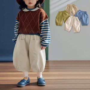 [엠케이] 포켓벌룬 아동 긴바지 밴딩 8부팬츠 205689