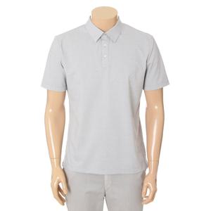 바쏘  SS  라이트 그레이 3버튼 반팔 카라 티셔츠BSY2KT11AGRGP