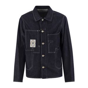 CP컴퍼니 브리티시 세일러 패치 코튼 데님 재킷 18CMOW156A D08