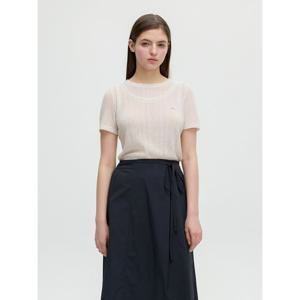 [올리브데올리브]레이어드 하프슬리브 티셔츠 (OW5ME423)