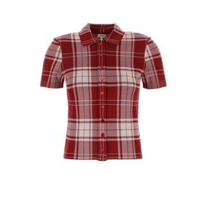 로에베 체크 패턴 반팔 셔츠 1963216