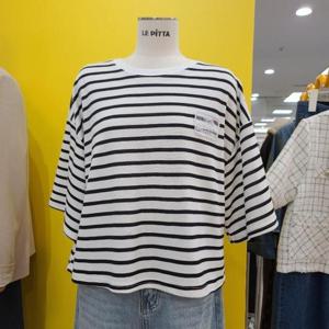 롯데 DP01 단가라  라운드티 L252BTS501