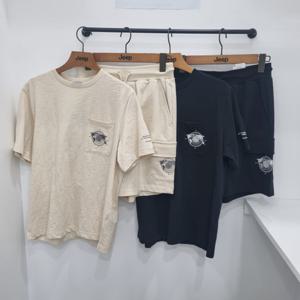 [지프]패치포켓 반팔 티셔츠세트(셋업)JQ3TSU227TSU927_JK